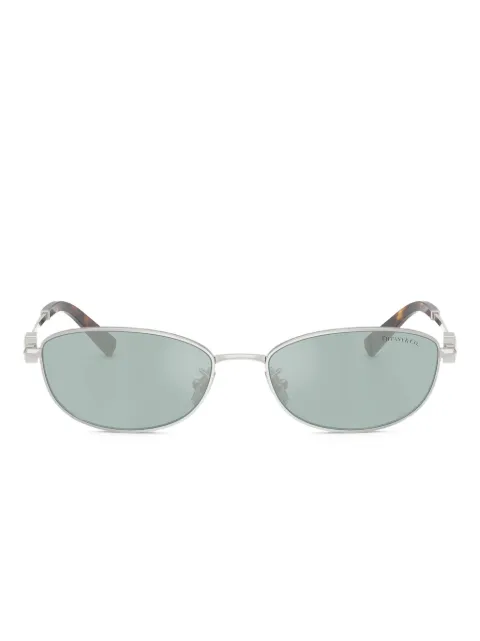 Tiffany & Co Eyewear oval-frame sunglasses Silver TF3115