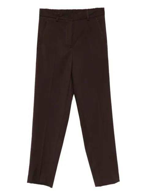 DRHOPE pressed-crease trousers Brown 44914338