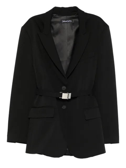 DRHOPE belted blazer Black 4111FB4334