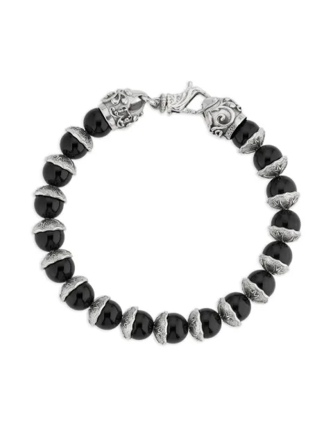 Emanuele Bicocchi beaded tourmaline bracelet Black BEADSSHBR4NERO