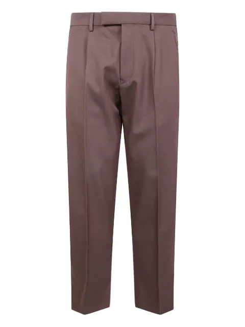 Zegna pocket pleated trousers Brown UGI04A2TP45