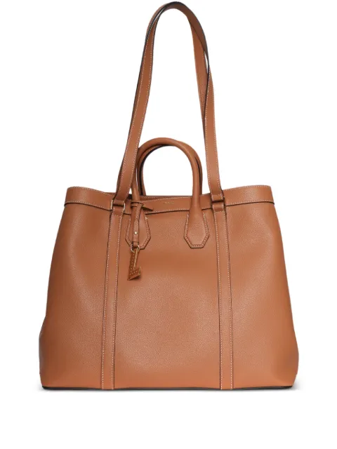 Lancel leather tote bag Brown A13738