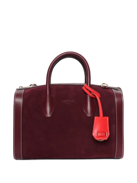 Lancel tag-detail tote bag Red A13693