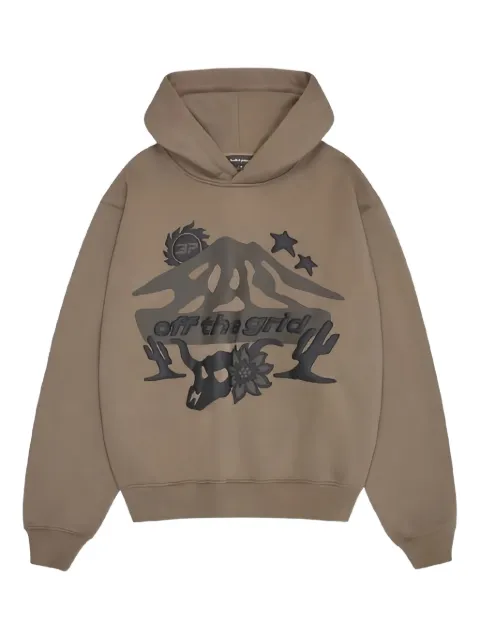 BROKEN PLANET Market Off The Grid hoodie Brown BPOTGRID