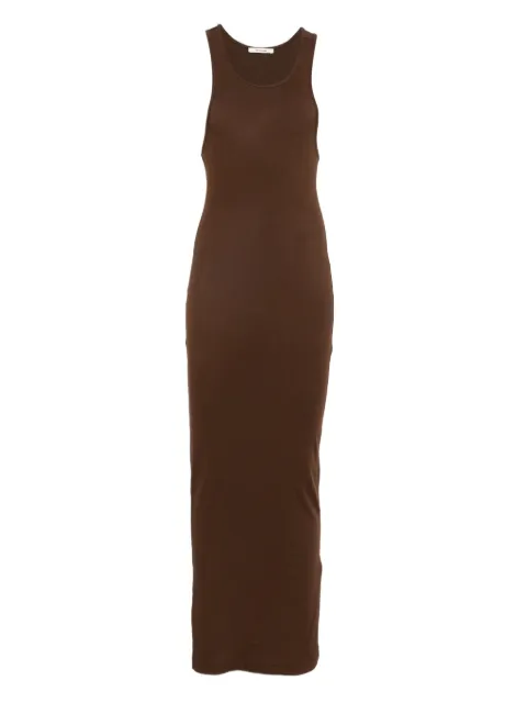 ENTIRE STUDIOS midi muscle tank dress Brown UNW256013