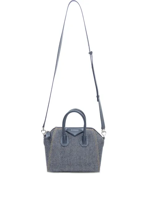 Givenchy mini Antigona denim tote bag Blue BB5148B2AH
