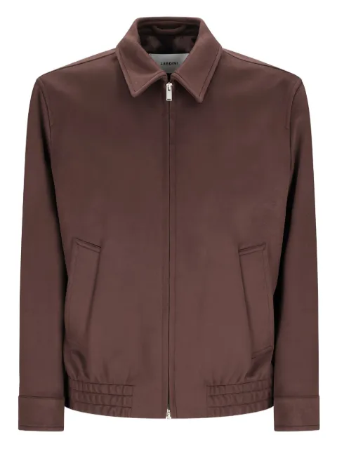 Lardini zip-fastening jacket Brown AAAIDENCN65605