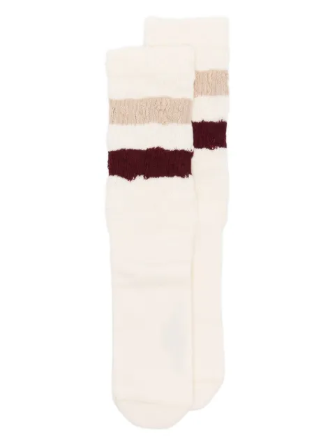 Golden Goose striped Golden Goose socks Neutrals GUP00883P000488