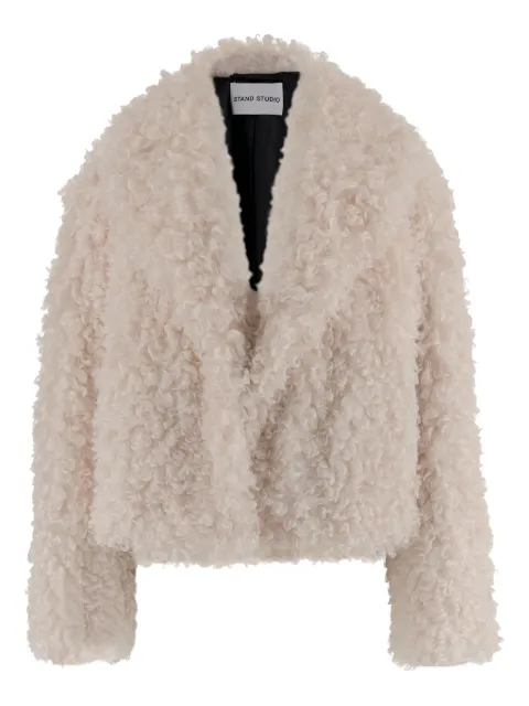 STAND STUDIO wide-collar jacket Neutrals 61701940696000