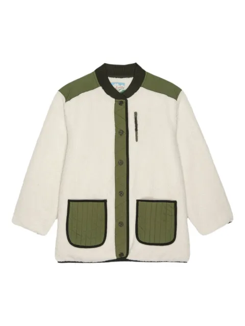 The Great. quilted-detail jacket Neutrals OKJ0006970CRARM