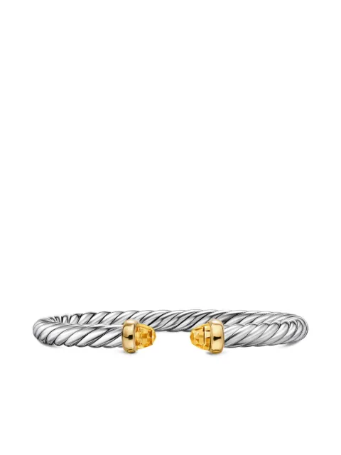 David Yurman sterling silver/14K yellow gold Cable Flex® citrine bracelet Silver B18729S4ACI