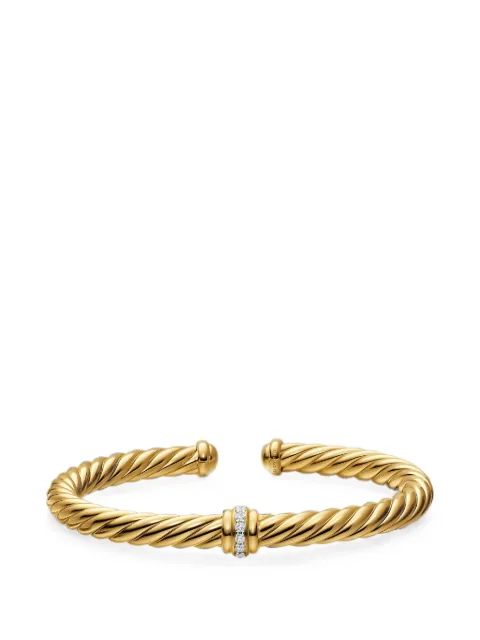 David Yurman Cablespira diamond bracelet Gold B18756D88ADI