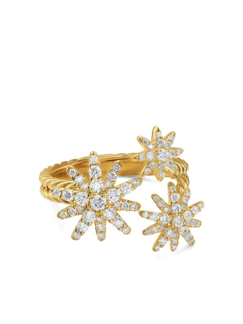 David Yurman 18K yellow gold Starburst diamond ring Gold R18876D88ADI