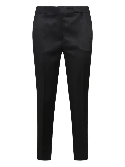 Incotex slim-cut cotton trousers Black 173868D1259990