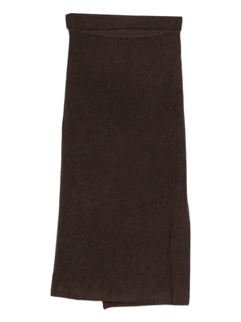 Gran Sasso panelled midi skirt Brown 5724412848