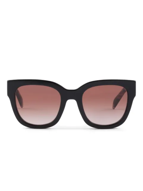 Prada Eyewear logo cat-eye sunglasses Black SPRC04CA053E28F