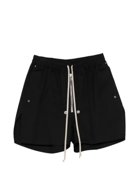Rick Owens Bela zip drawstring shorts Black RU01F2391TE