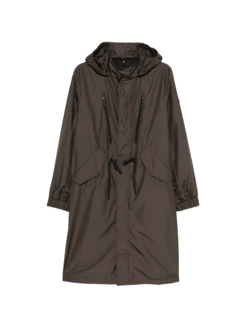 Moncler Aliso hooded zip parka Brown L10911C00002598AS