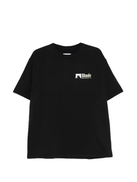 RHUDE Ramatuelle Intl graphic T-shirt Black RHPS26TT04012