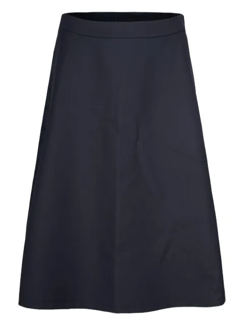 K-Way R&D zip-detailing midi skirt Blue K7138CWXCT