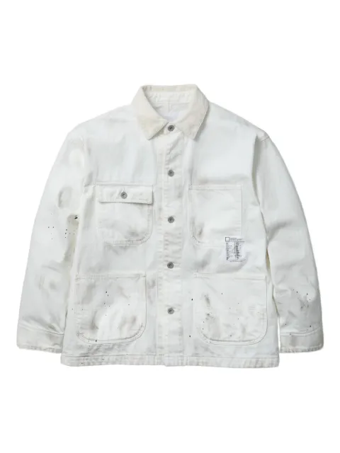 Neighborhood corduroy-collar jacket White 252AQNHJKM05