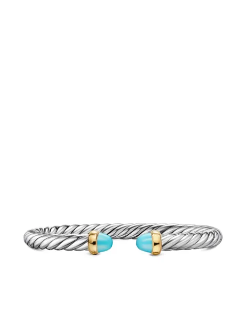 David Yurman sterling silver Cable Flex® turquoise bracelet Silver B18729S4BTR