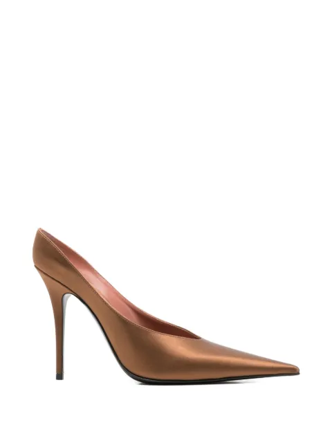 Amina Muaddi Anok pointed-toe pumps Brown ANOKMULE105