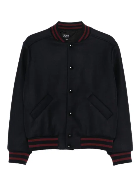 A.P.C. Alizee buttoned jacket Blue WVBEBF32025