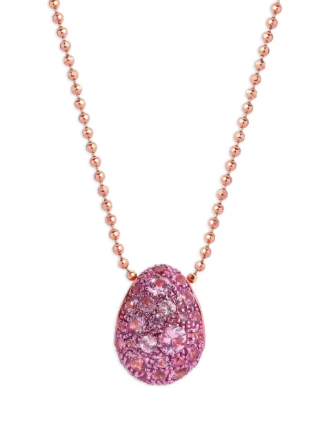 graziela 18K rose gold Bahia sapphire necklace Pink BAN101PSP