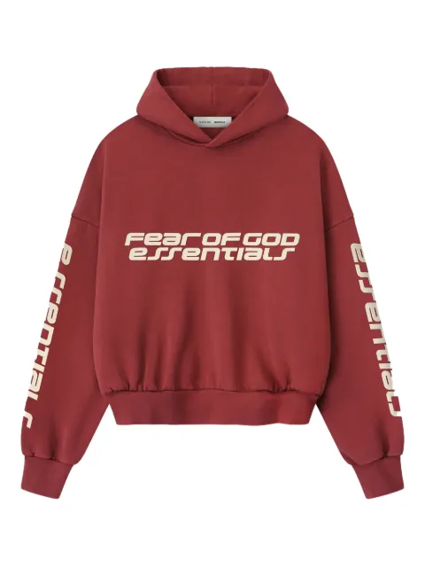 FEAR OF GOD ESSENTIALS logo hoodie Red 192HO256901FCRIMSON
