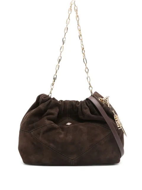 Ba&Sh mini June suede tote bag Brown 2H25MJTS
