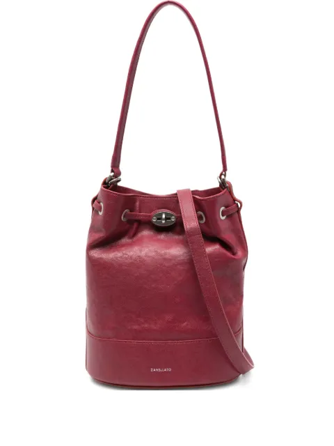 Zanellato small Monda bucket bag Red 0689802100000S