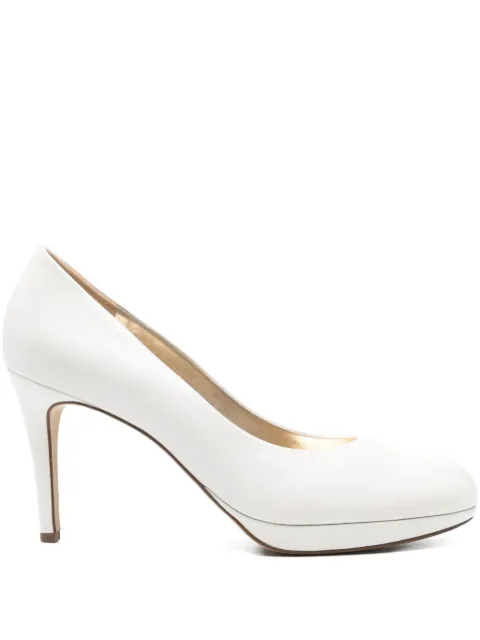 Hogl 80mm Studio platform pumps White 128003