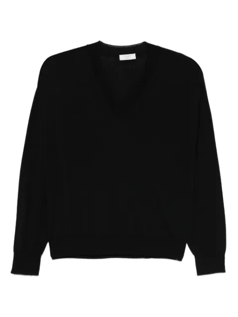Peserico v-neck top Black M99461F1409163