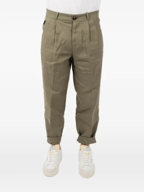 RRD Lin pleated trousers Green 24329