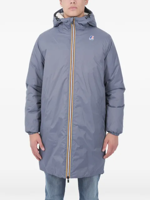 K-Way Le Vrai 3.0 Eiffel Orsetto hooded coat Grey K3114KW