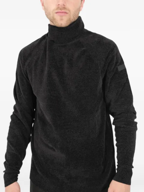 RRD roll-neck patch sweater Black W25133