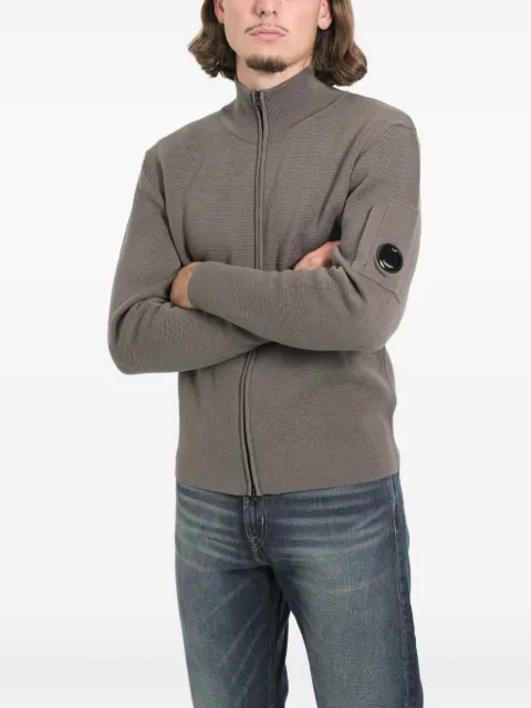 C.P. Company full-zip detail sweatshirt Grey 20CMKN202A006323O921