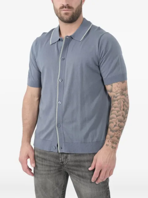 NN07 Nolan short-sleeve shirt Blue NOLAN6561