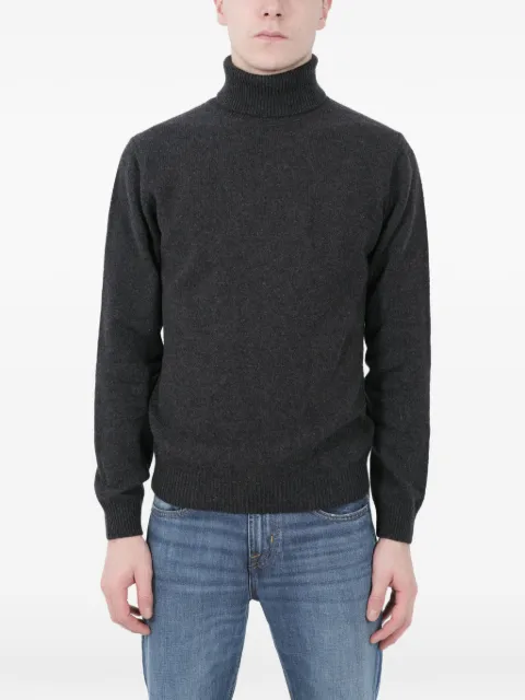 Re_branded roll-neck grey sweater Grey U4WA12
