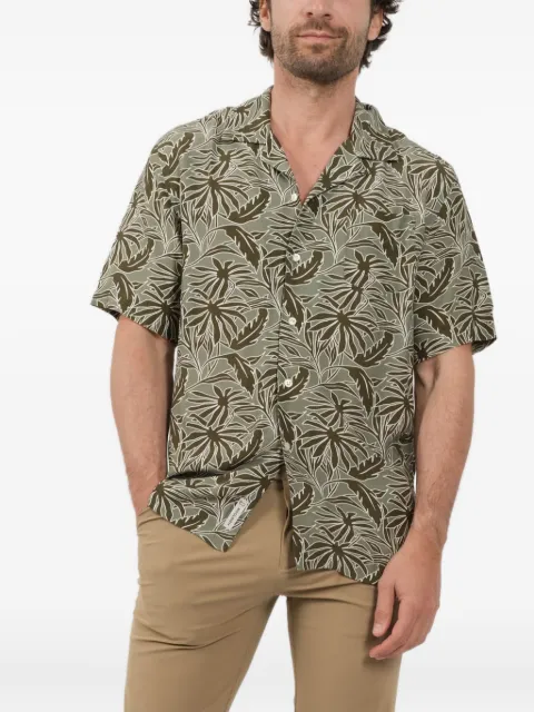 Woolrich floral shirt Green SI0130