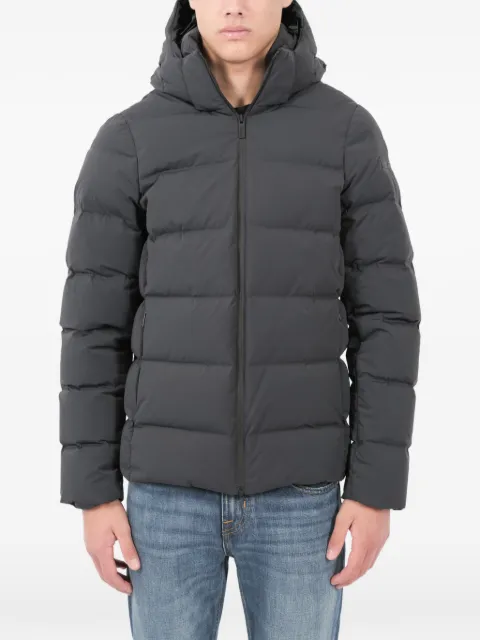 RRD hooded quilted jacket Grey W24006
