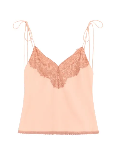 Valentino Garavani crepe de chine top Pink BAEBG221B