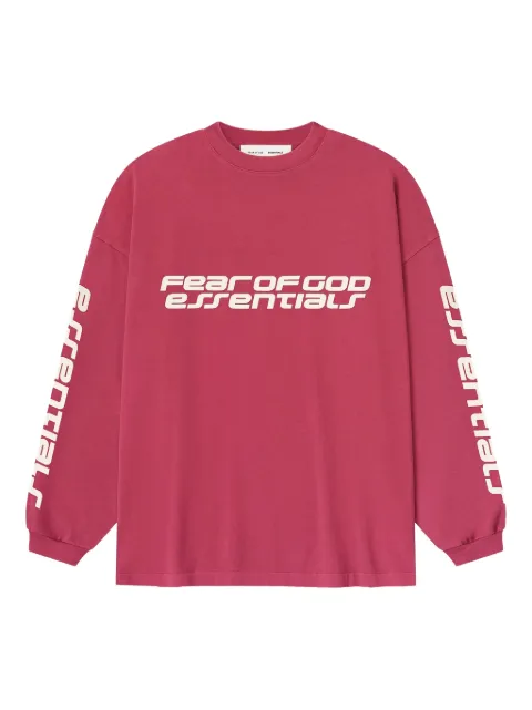 FEAR OF GOD ESSENTIALS long-sleeve T-shirt Red 125HO254572FCRIMSON
