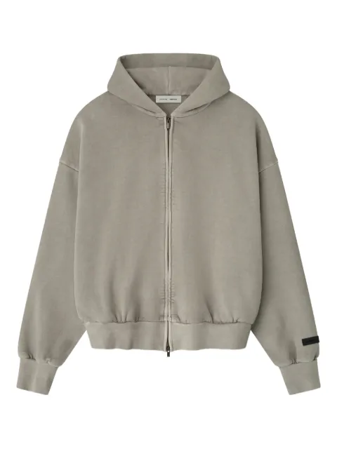 FEAR OF GOD ESSENTIALS Classic embroidered hoodie Grey 192HO254781F