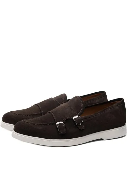 Poche Paris buckle monk shoes Brown FMANDRE600130
