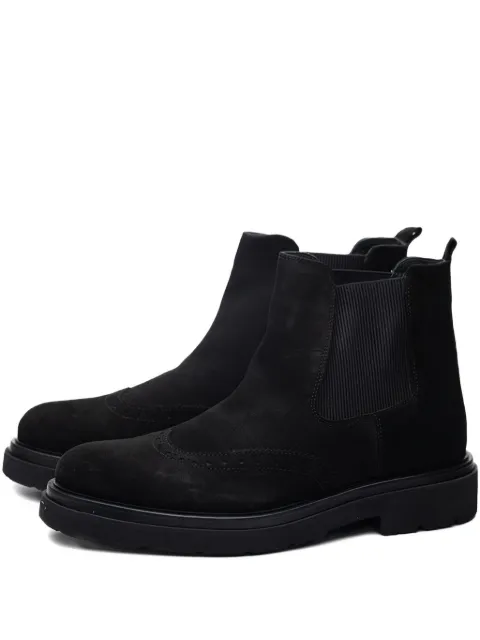 Poche Paris brogue detail boots Black FMDIDIER600250