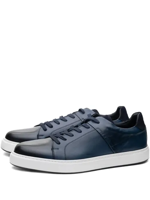Poche Paris leather sneakers Blue FMGREGORIE800233