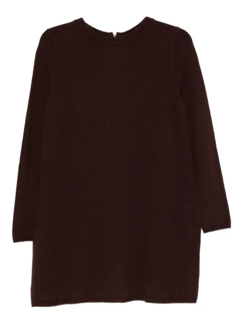 Ba&Sh Atess round-neck mini dress Brown 1H25ATES