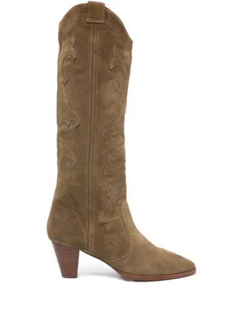 Ba&Sh 65mm Casey heeled boots Green 2H25HCAS
